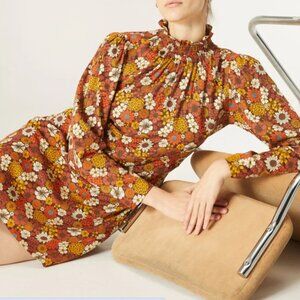Compania Fantastica Retro Floral Print Dress